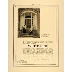  1915 Ad White Pine Bureau Tucker Rice Portico Salem 