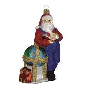  Waterford Holiday Heirlooms Santa Scholar Ornament 