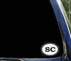 South Carolina SC state vinyl sticker car window decal