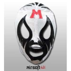 com Mil Mascaras Wrestling Mask White Lycra   Mascara de Mil Mascaras 