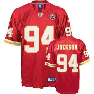 Tyson Jackson Jersey Reebok Red Replica #94 Kansas City 
