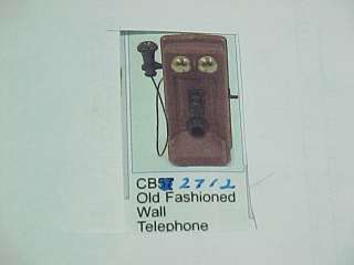 Wall Telephone kit   #CB2712 Dollhouse Miniatures  
