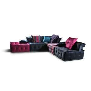  Vig Furniture Chloe   Ultra Chic Fabric Sectional Sofa 