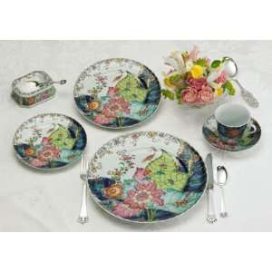  Mottahedeh Tobacco Leaf Five Piece Place Setting Kitchen 