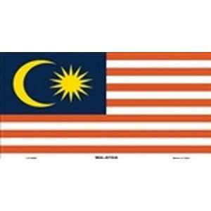  Malaysia Flag License Plate Plates Tags Tag auto vehicle car 