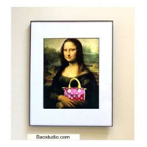 Mona Lisa and Louis Vuitton   Framed Pop Art By Jbao (Signed Dated 