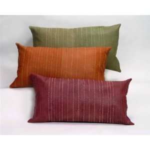 Laura Hill High Tech Hand Embroidered Decorative Pillow  