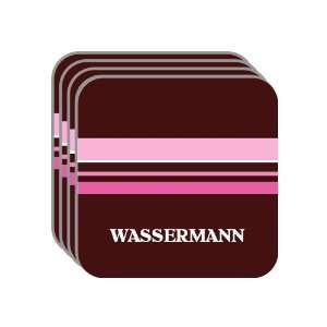  Personal Name Gift   WASSERMANN Set of 4 Mini Mousepad 