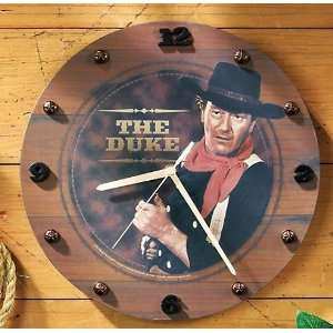  John Wayne The Duke Round Wall Clock