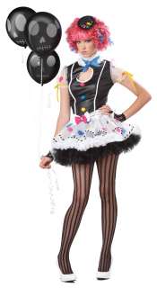 Sassie The Clown Katy Perry Candy Teen Girls Costume  
