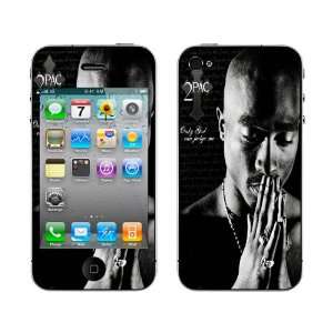  Meestick 2Pac Vinyl Adhesive Decal Skin for iPhone 4S 
