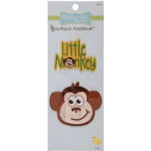   Appliques, Monkey and Little Monkey, 2 Count Arts, Crafts & Sewing