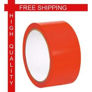   RED ACRYLIC MACHINE LENGTH PACKING TAPE 12 ROLLS/CASE