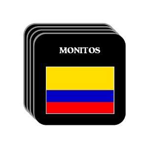  Colombia   MONITOS Set of 4 Mini Mousepad Coasters 