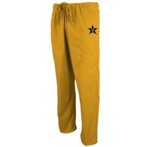  NCAA Vanderbilt Commodores Gold Scrub Pants (Small 