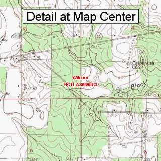  USGS Topographic Quadrangle Map   Wilmer, Louisiana 