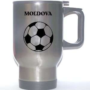   Moldovan Soccer Stainless Steel Mug   Moldova 