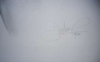 Jon Hul Torn Shirt Signed Art Giclee 22 x 28.5  