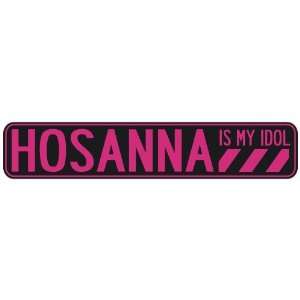   HOSANNA IS MY IDOL  STREET SIGN