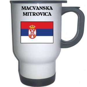  Serbia   MACVANSKA MITROVICA White Stainless Steel Mug 