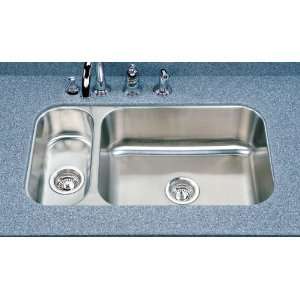 Houzer Kitchen Sinks EHD 3118 Houzer Elite Double Bowl Stainless Steel 