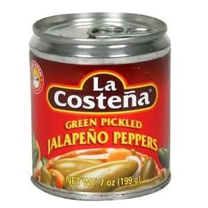 La Costena Whole Jalapeno Peppers, 7 oz. Grocery & Gourmet Food