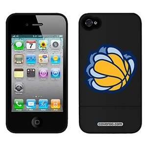  Memphis Grizzlies Paw with Ball on AT&T iPhone 4 Case by 