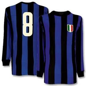  63 64 Inter Milan Home Jersey + No.8 (Mazzola) Sports 
