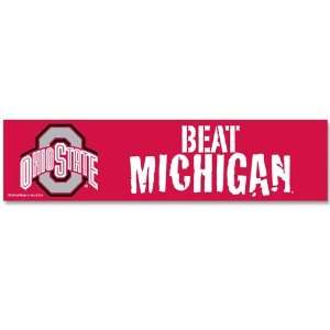  Ohio State Beat Michigan Bumper strips