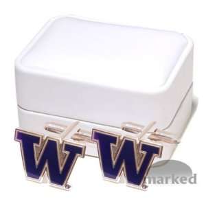 Washington Huskies NCAA Logo d Executive Cufflinks w/ Jewelry Box by 