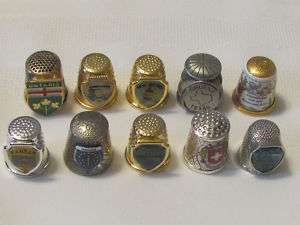 Collectible Country State Theme Choice Sew Thimble 1  