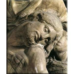  Pietà [detail 2] 25x30 Streched Canvas Art by Michelangelo 