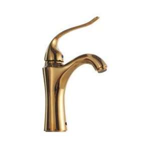  Classic Ti PVD Finish Solid Brass Bathroom Sink Faucet 