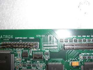 Matrox 576 04 Rev. A 4MB PCI VGA Video Card TESTED  