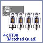 4x NEW Electro Harmonix KT88 EH Vacuum Tubes, Matched Quad TESTED