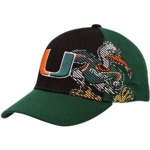  Top of the World Miami Hurricanes Green Black Sideline 1 