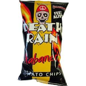 Death Rain Habanero Chip, 5 oz  Grocery & Gourmet Food