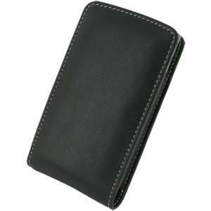  Samsung Epix i907 Leather Vertical Pouch Type Case (Black 