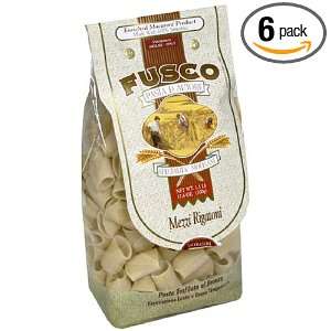 Fusco Mezze Rigatoni, 17.6 Ounces (Pack of 6)  Grocery 