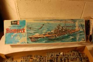   GERMAN BATTLESHIP BISMARK + USS JOHN PAUL JONES MODEL KITS  