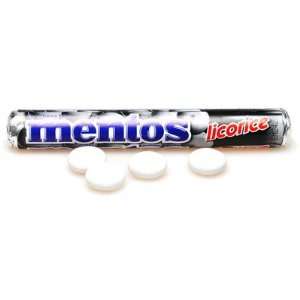 Mentos Licorice Roll (Lakrids Mint), 4 Rolls  Grocery 