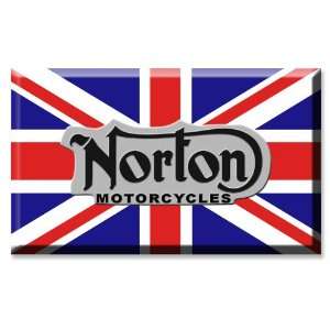  Norton Motorcycles Union Jack Classic Logo Sticker 