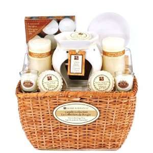 Eggnog Scented Candle & Home Fragrance Accessory Gift Basket 