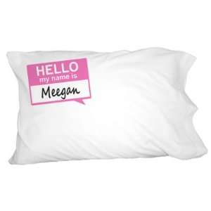  Meegan Hello My Name Is Novelty Bedding Pillowcase Pillow 