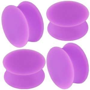  3/4 gauge 20mm   Purple Implant grade silicone Double 