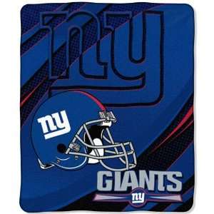  New York Giants NFL Imprint Micro Raschel Blanket (50x60 