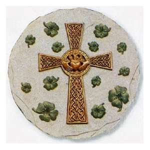  CELTIC CROSS Claddagh Garden In/Out STEPPING STONE or Wall 