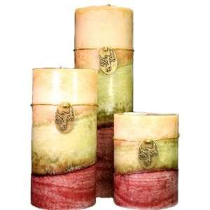  ACheerfulCandle F39 106 3 in. x 9 in. Round Fuze Vineyard 