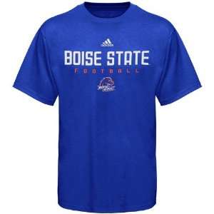 adidas Boise State Broncos Royal Blue Sideline T shirt 