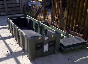 HARDIGG ADPE Portable Military Shipping Container / Storage with 2 